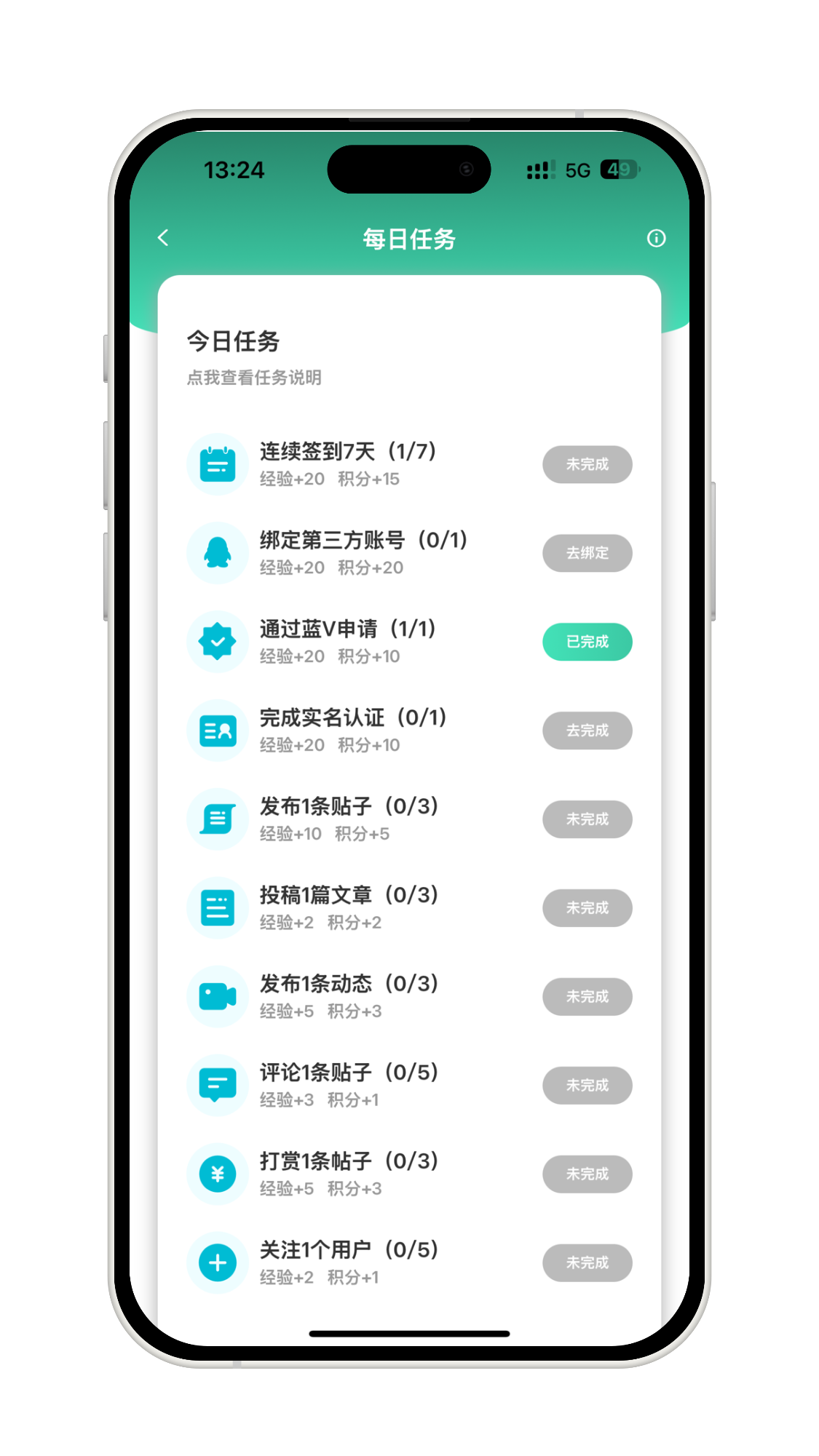 YiunPro任务中心展示